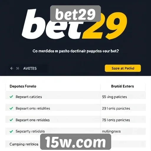 Métodos de pagamento aceitos no bet29